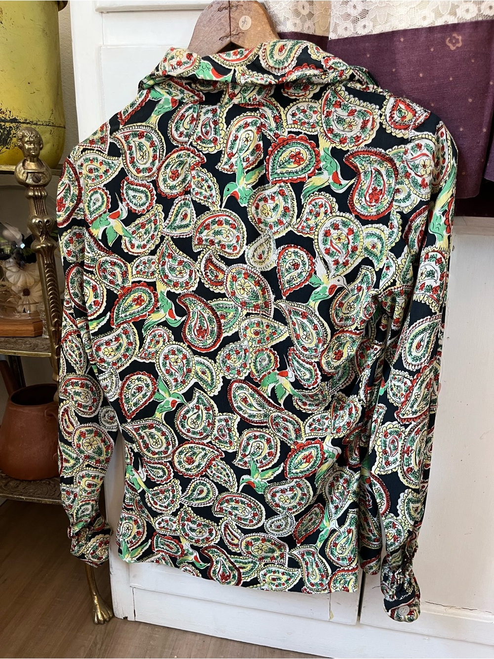 Vintage 60s 70s Women’s Bell Bottom Blouse Clothing Resell Bundle Wholesale Lot - Picture 6 of 16